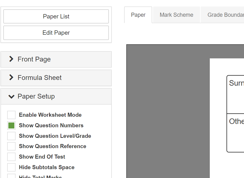 Create A Test Paper Viewer